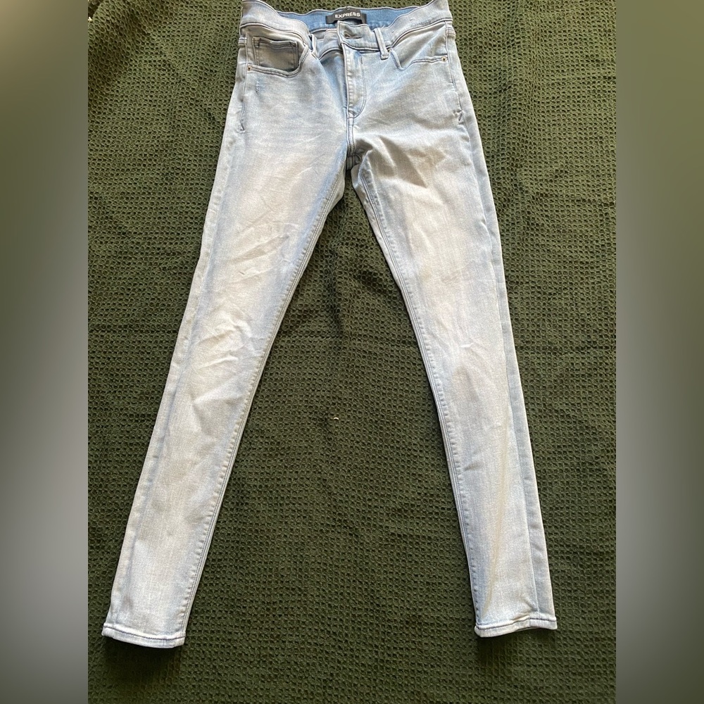 Stretchy midrise legging jeans 30 inseam